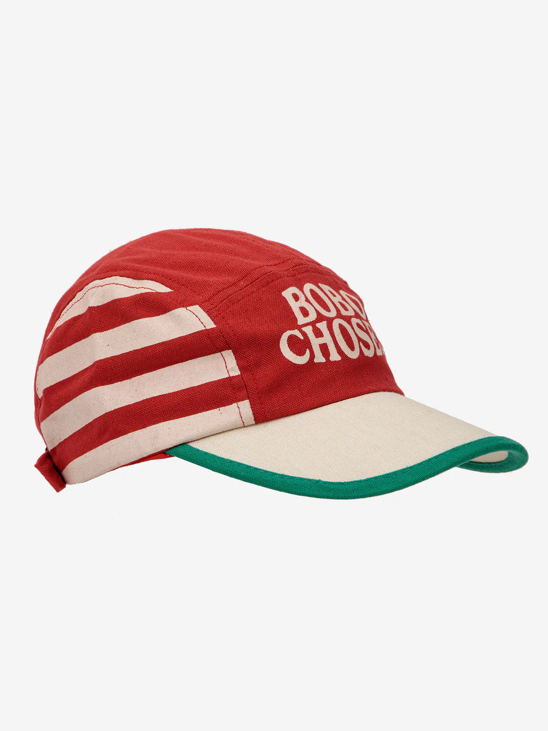 Bobo Choses -  czerwona czapka z daszkiem Red Stripes Cap