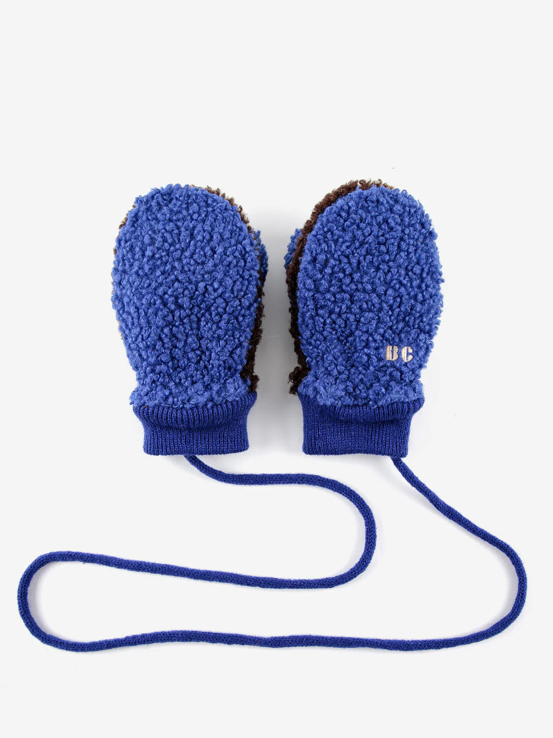 Bobo Choses - rękawiczki dla najmłodszych Sheepskin Color Block Blue
