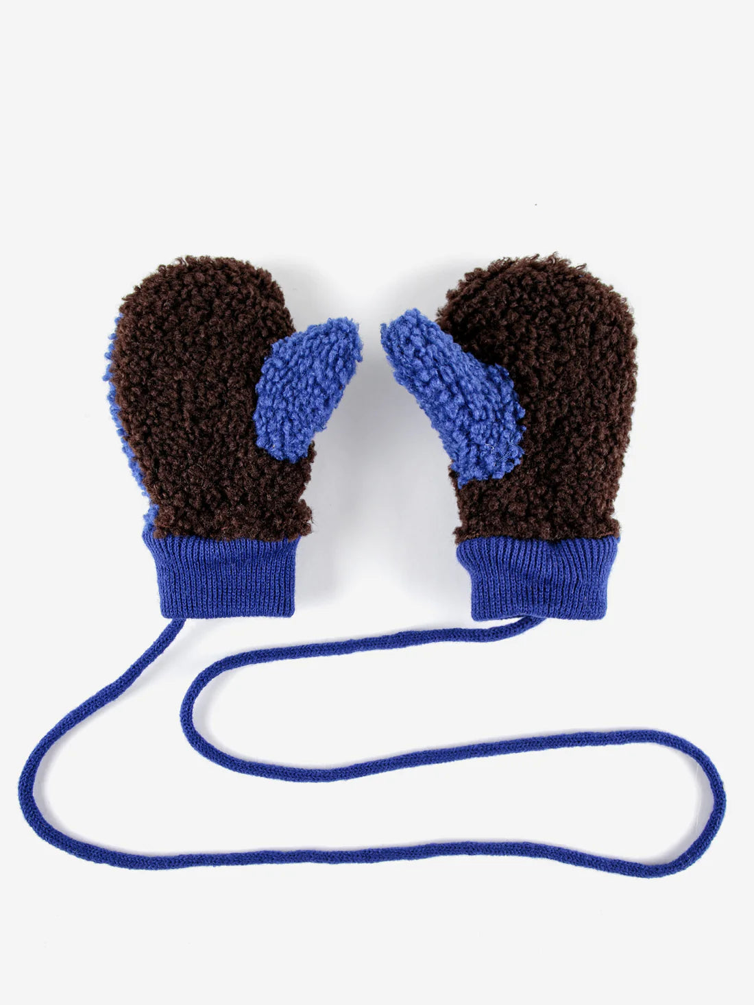 Bobo Choses - rękawiczki dla najmłodszych Sheepskin Color Block Blue
