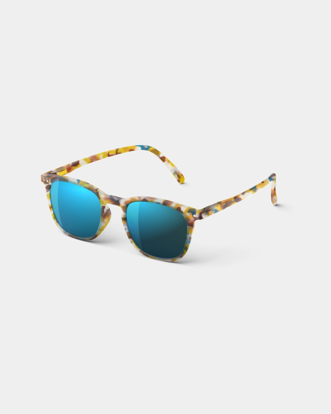 Okulary Izipizi Sun #E Blue Tortoise, Blue Mirror Lenses, 12lat+ i dorośli