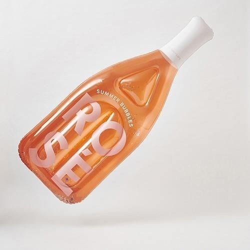 Sunnylife – Dmuchany materac do pływania Luxe - Rose Bottle