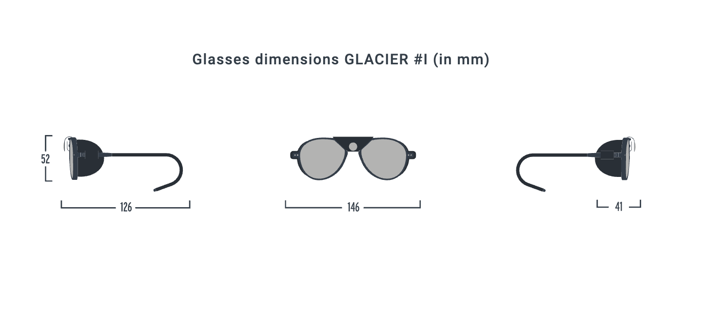 Izipizi Sun Glacier PLUS glasses 12+ years and adults, I# Aviator