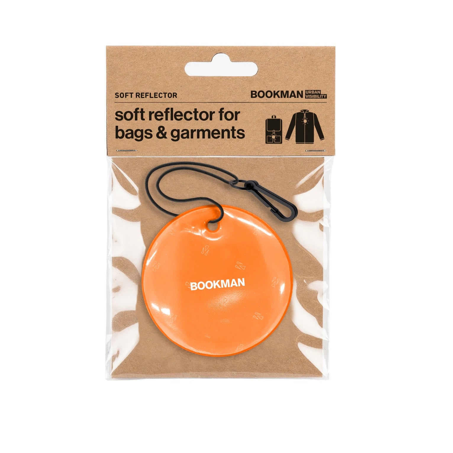 Bookman odblask dla dzieci - Hanging Reflector Circle Orange
