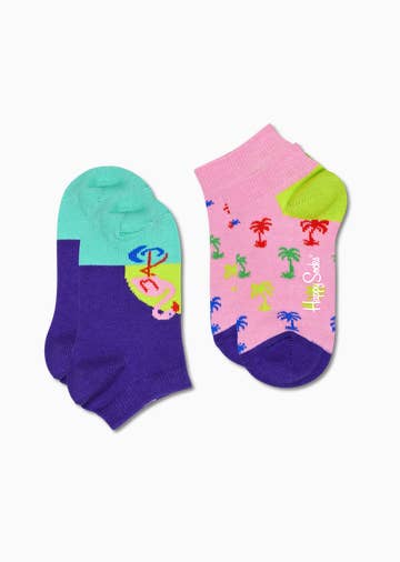 2-balení ponožek Flamingo - nízké