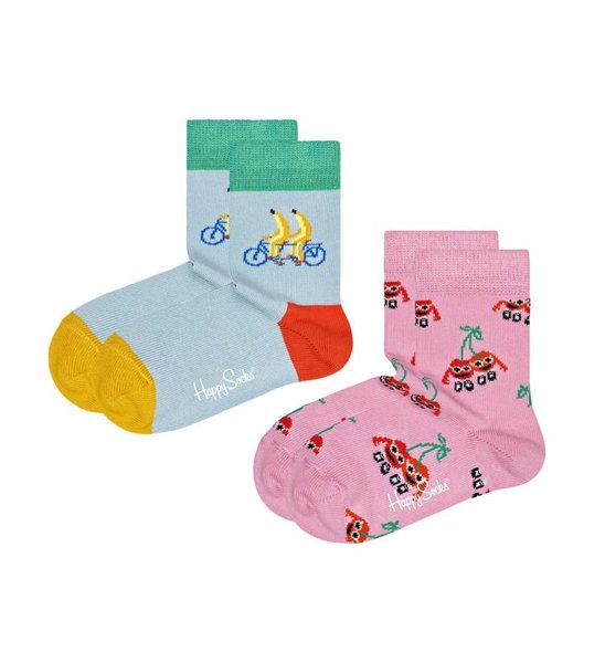 Happy Socks 2-balení ponožek Fruit Mates