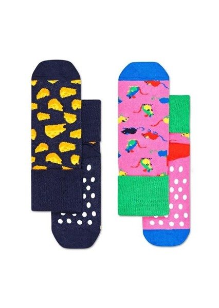 Socks <tc>Happy Socks</tc>  2-pack Mouse Anti-Slip
